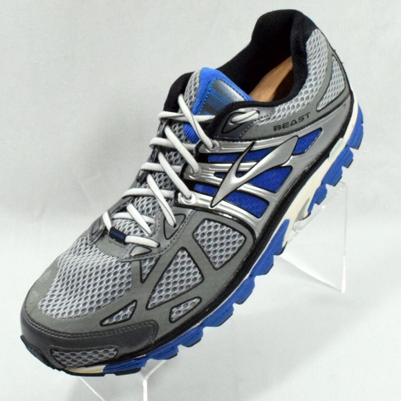 Brooks Other - Brooks Beast Running Shoes Blue/Silver Size 14 D